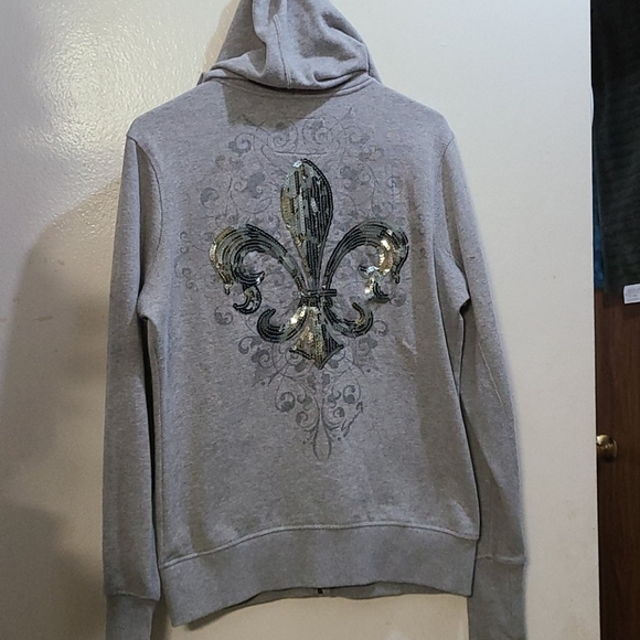 Gray hoodie size L - Picture 3 of 5